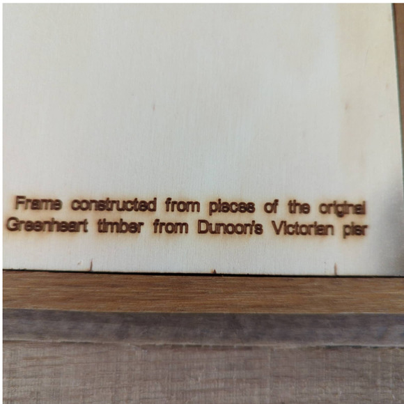 Vintage Wooden Scene of Dunoon Victorian Pier in Scotland - Picture 5 of 8